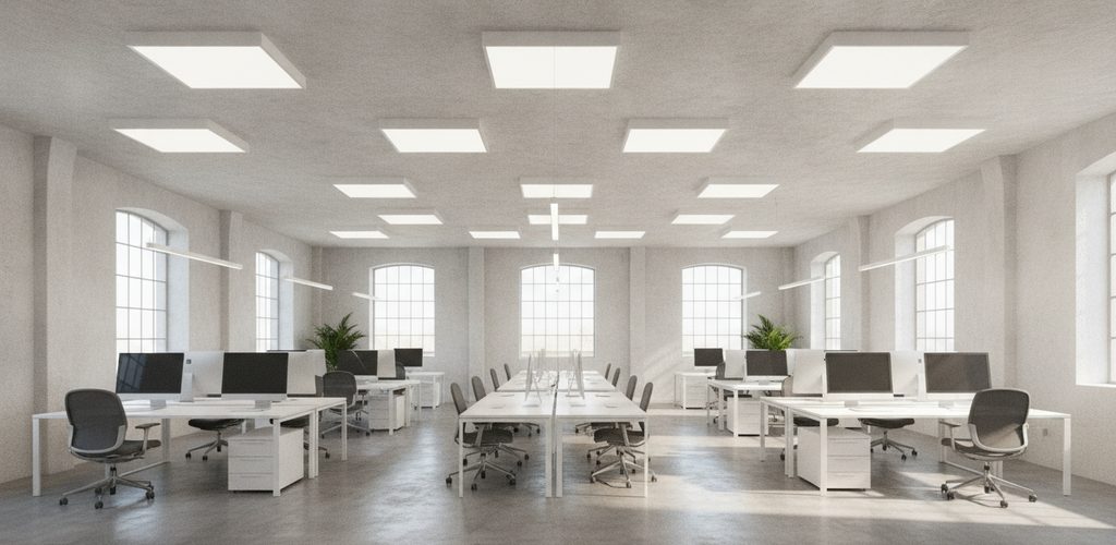 Aufbaupanels für Altbau und Halle: LED-Ersparnis ohne Deckenhohlraum