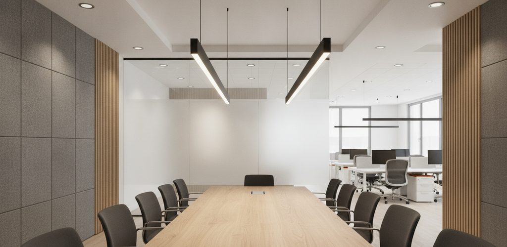 Büro und Besprechungsraum beleuchten: Lux, Lichtfarbe, Steuerung
