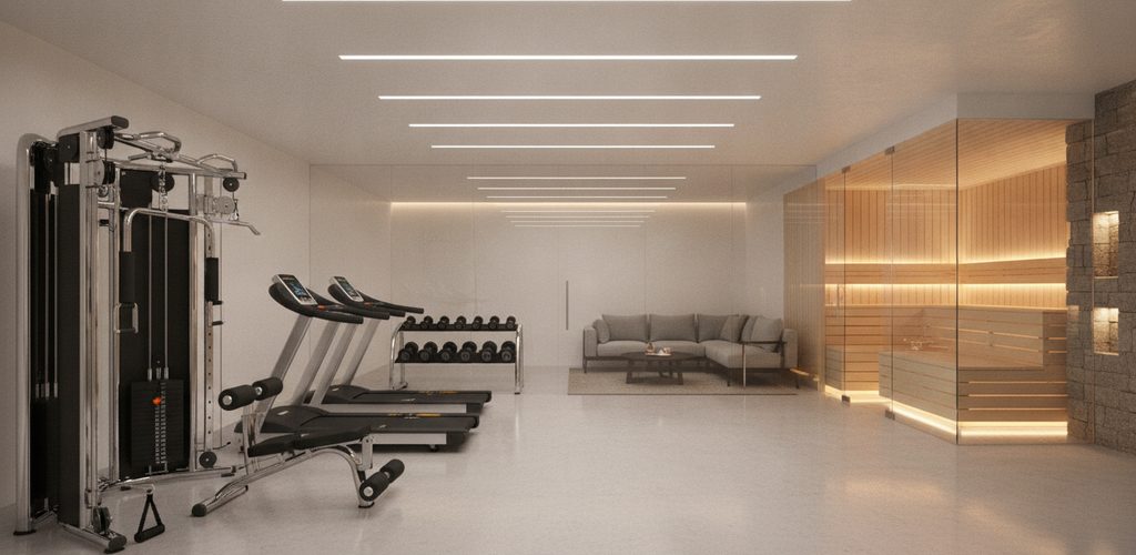 Fitnessraum, Wellness und Sauna beleuchten: Lux, Lichtfarbe, IP