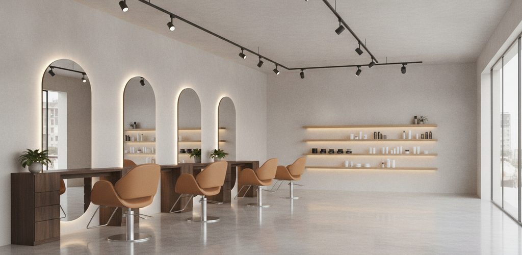 Friseursalon und Kosmetikstudio beleuchten: Ra 90, Lux, Lichtfarbe