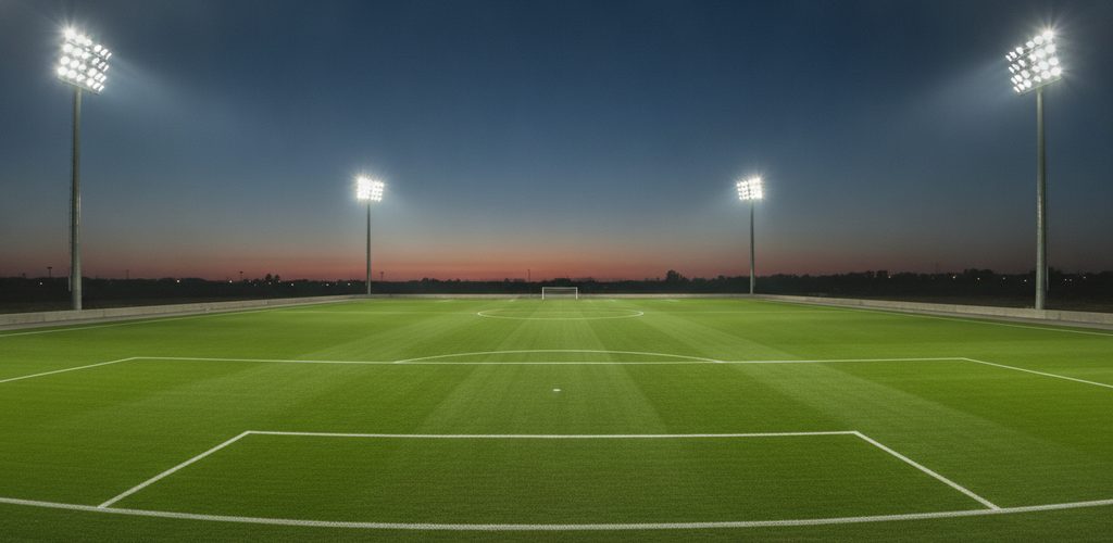 Fußballplatz beleuchten: Lux-Werte vom Amateurplatz bis zum Stadion
