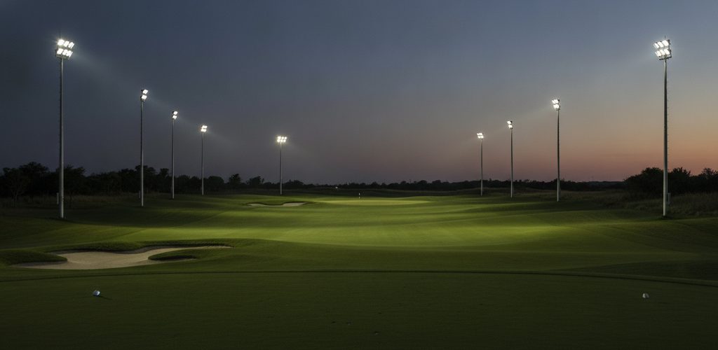 Golfplatz mit LED beleuchten: Planung, Lux-Werte und Steuerung
