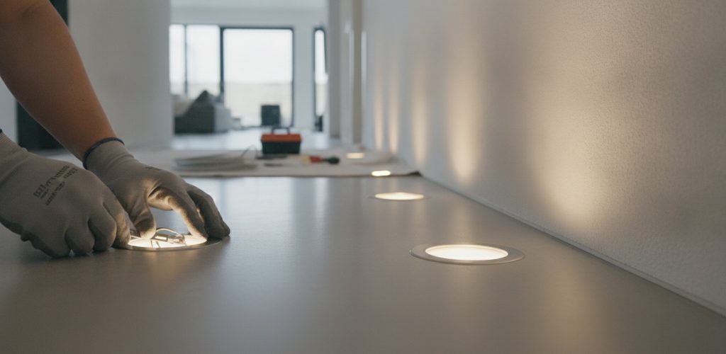 LED-Bodenbeleuchtung installieren: Planung, Abstände und Anschluss