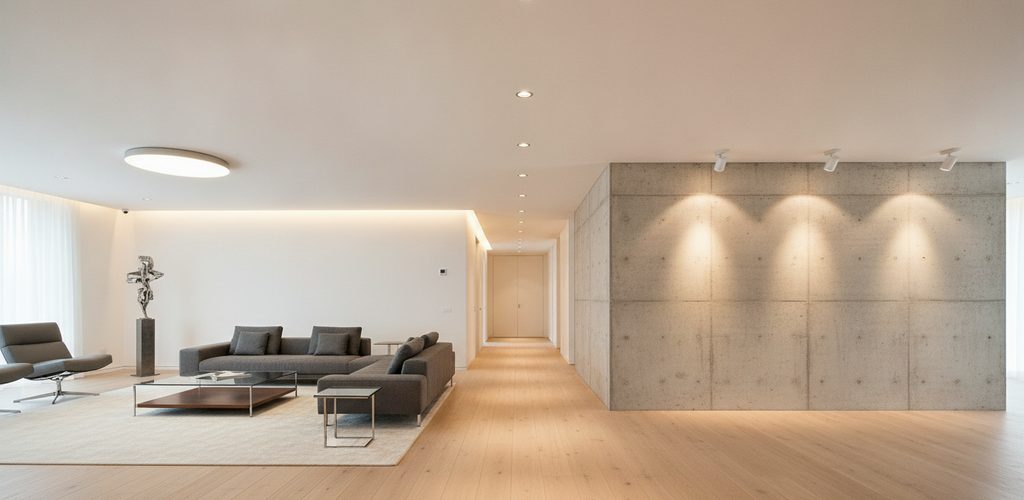 LED-Einbau- und Deckenleuchten: drei Typen auf einen Blick