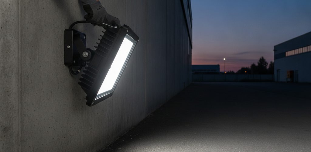 LED-Fluter montieren: Höhe, Ausrichtung, Schutzart und Anschluss