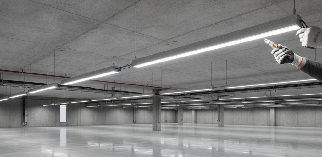 LED-Langfeldleuchten montieren: Aufbau, Abhängung und Anschluss