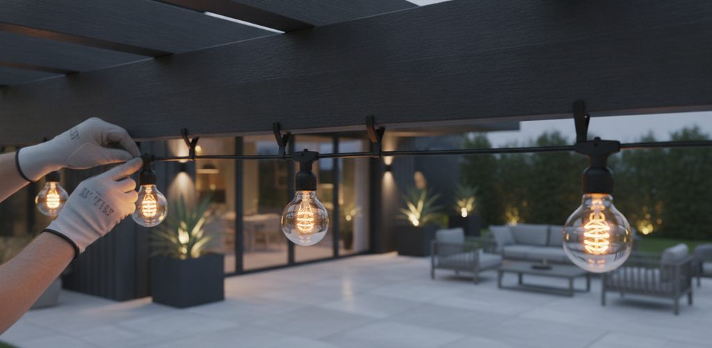 LED-Lichterketten aufhängen: Befestigung, Abstände und Sicherheit