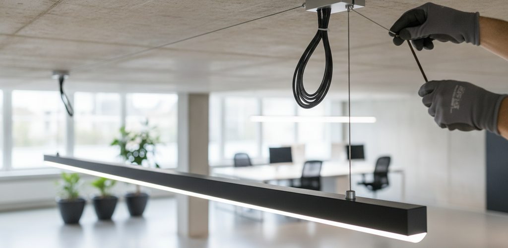 LED-Linearleuchten montieren: Höhe, Abstände, Halter und Anschluss