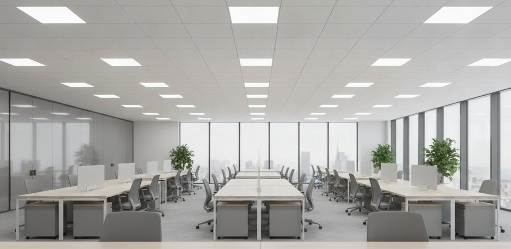 LED-Panel für Rasterdecken auswählen: Maße, Lumen, UGR, Lichtfarbe