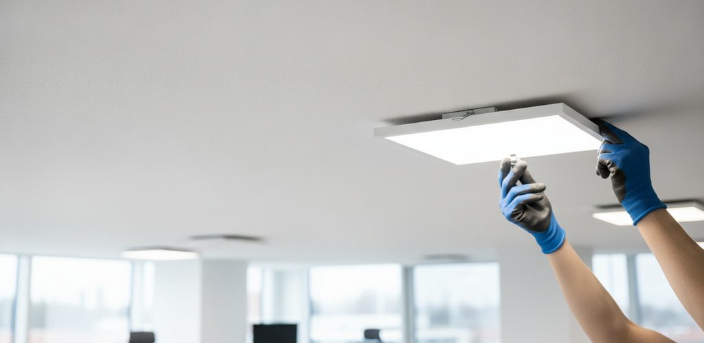LED-Panel in Gipskarton- oder Rasterdecke einbauen: Anleitung