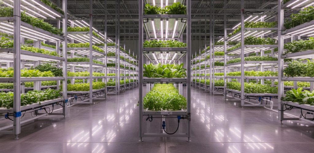 LED-Pflanzenlicht für Gewächshaus, Hydrokultur und Vertical Farm