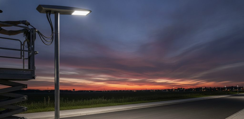 LED-Straßenbeleuchtung installieren: Masten, Kabel, Prüfung, Wartung