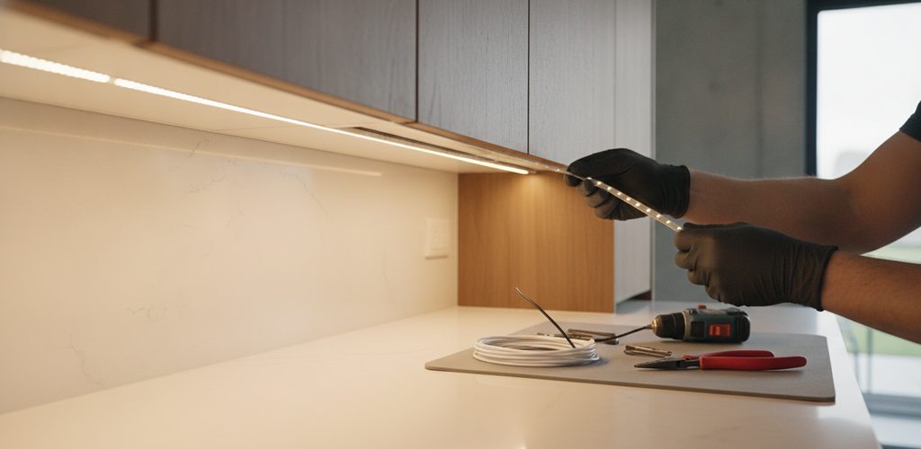 LED-Streifen montieren und anschließen: 12 V, 24 V und 230 V