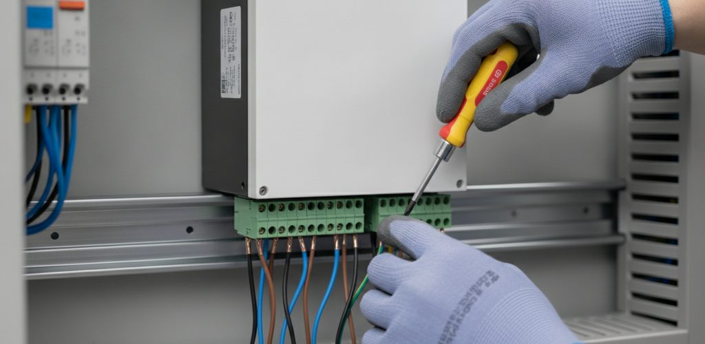 LED-Treiber und Netzteil anschließen: Montage, Verdrahtung, Prüfung