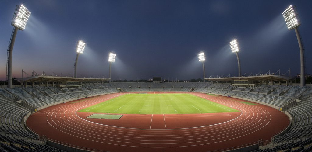 Leichtathletikstadion beleuchten: Lux-Werte, Flutlicht und Kosten