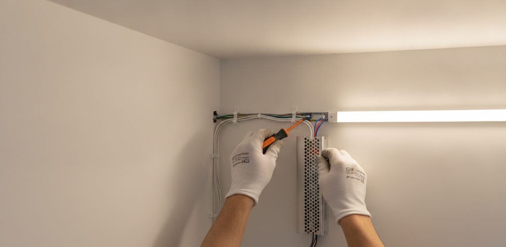 Netzteil für LED-Streifen montieren: Leistung, Einbauort, Belüftung
