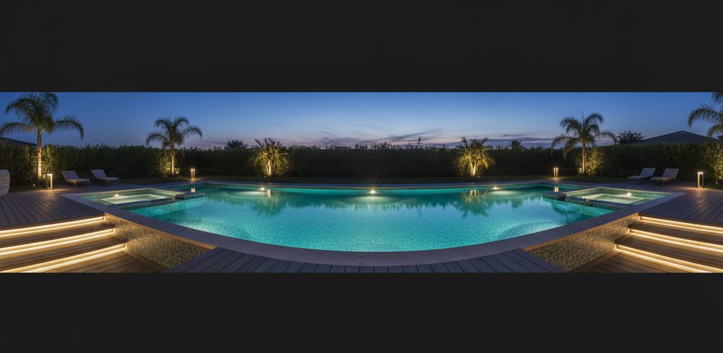 Pool und Whirlpool beleuchten: IP68, Lichtmenge und Lichtsteuerung