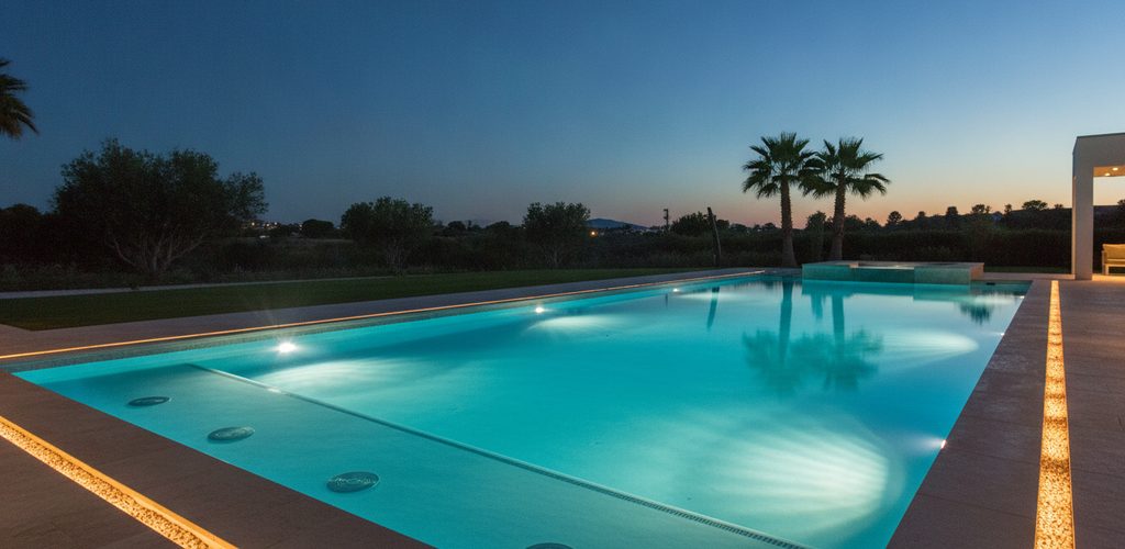 Poolbeleuchtung auswählen: Lumen, Abstrahlwinkel, Einbauart, RGB