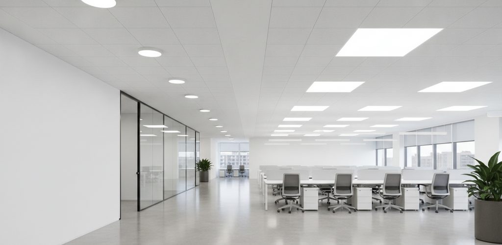 Runde und eckige LED-Einbaupanels: Größen, Abstände und Befestigung