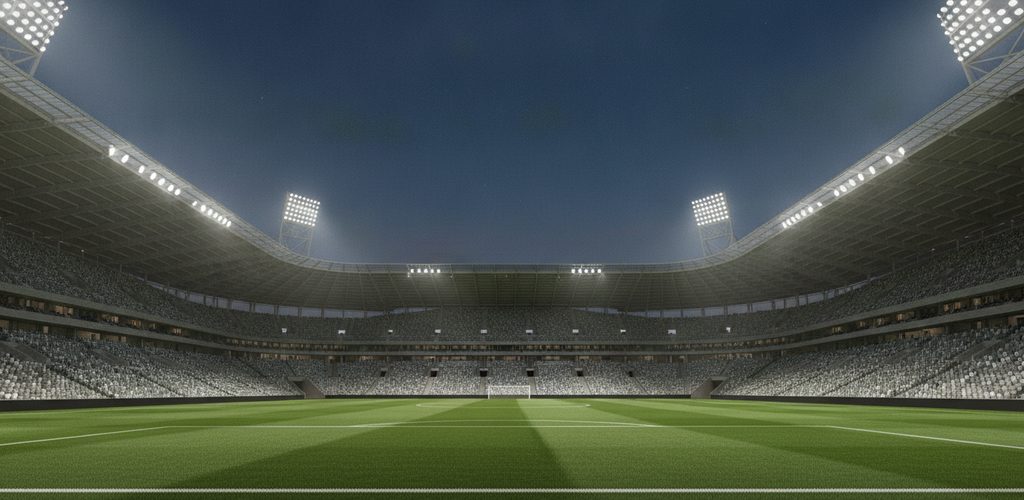 Stadionbeleuchtung planen: FIFA-Werte, Masten, Blendung