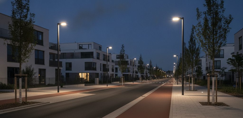 Straßen- und Gehwegbeleuchtung planen nach DIN EN 13201