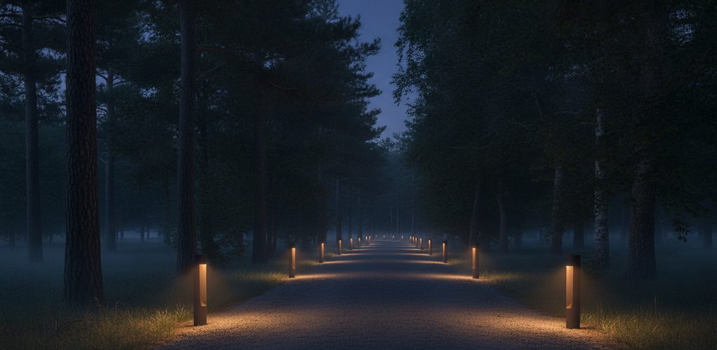 Waldpark und Erholungswald beleuchten: Wege, Lichtfarbe, Naturschutz