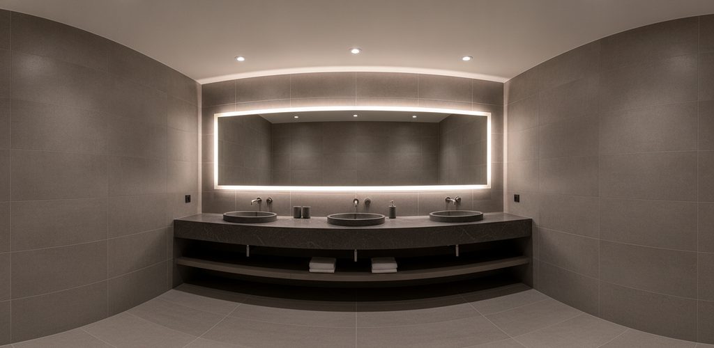 WC und Waschraum beleuchten: Spiegellicht, Schutzbereiche, Lux