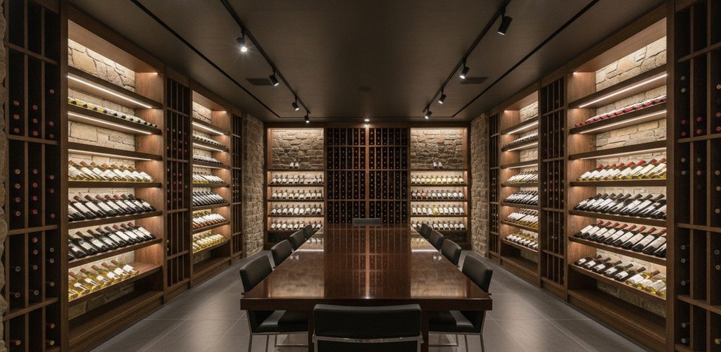 Weinkeller und Vinothek beleuchten: Lichtfarbe, Lux-Werte, Schutzart