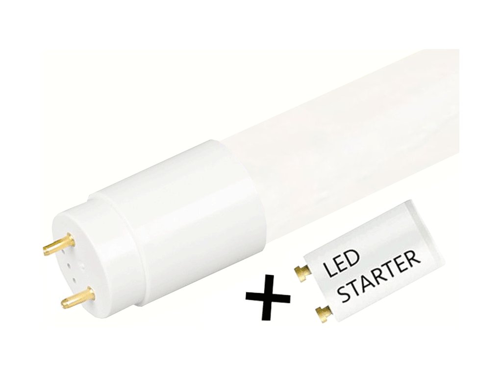 LED-Röhre T8 60cm 9W 4000K tagweiß + gratis Starter 