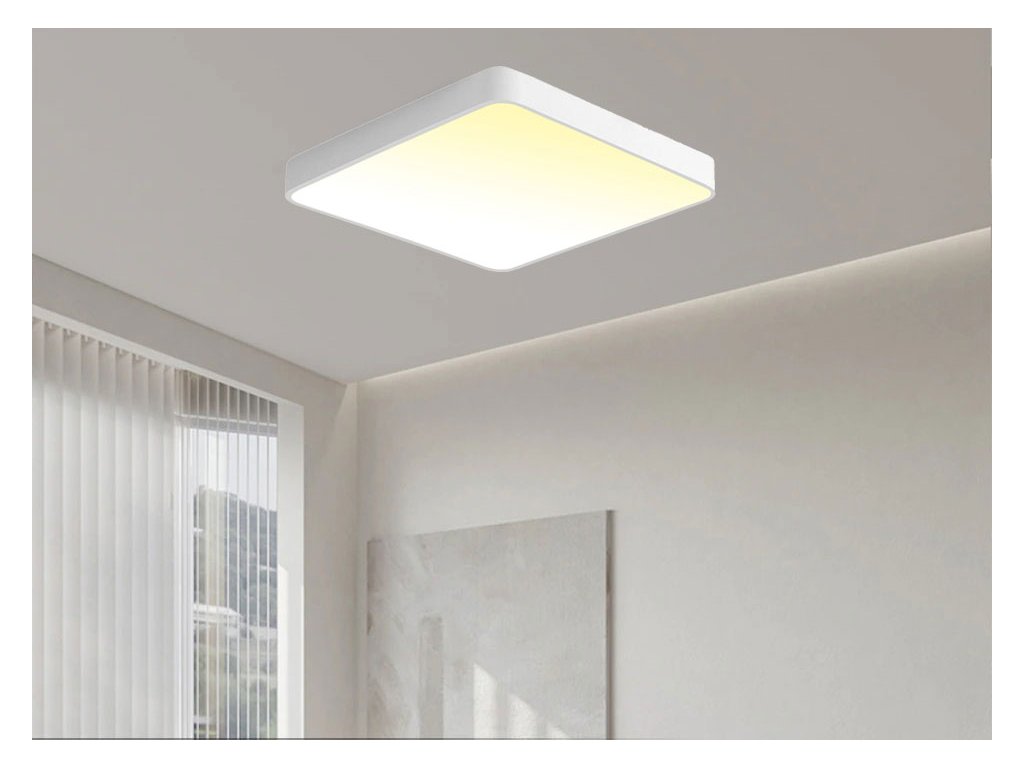 Weißes design LED Panel 600x600mm 48W Warmweiß