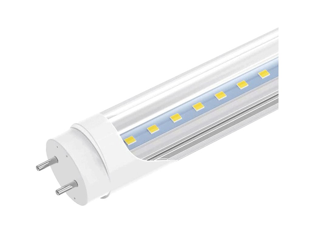 Dimmbare LED Leuchtstofflampe 150cm 24W klare Abdeckung tageslichtweiß
