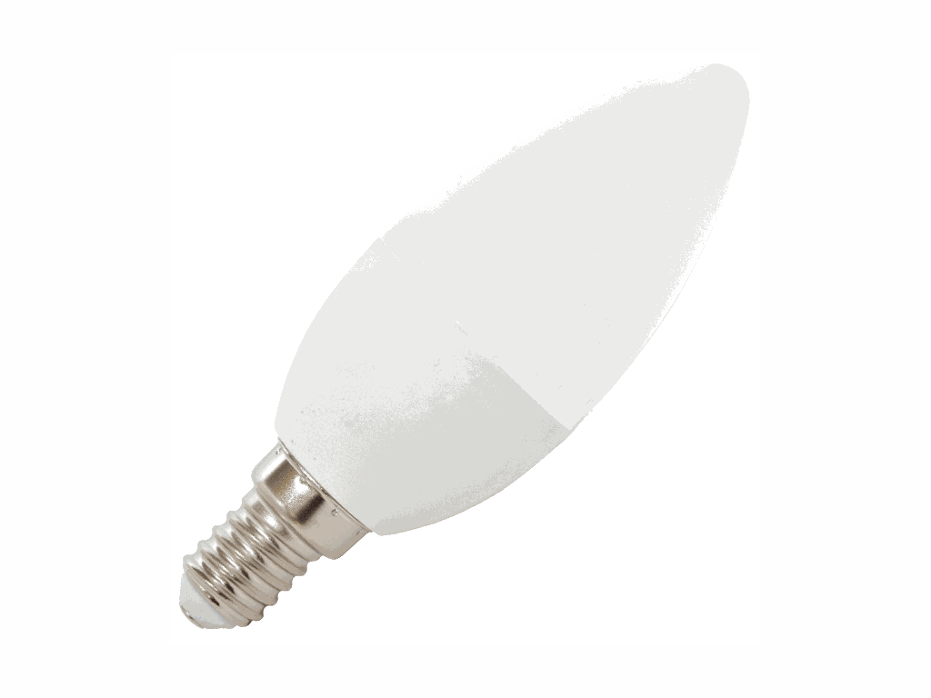 Kerze Mini LED Birne E14 7W tageslichtweiß