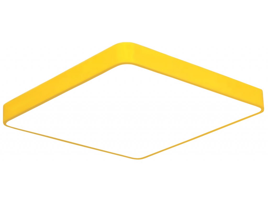 Gelbe Design LED Panele 400x400mm 24W Warmweiß