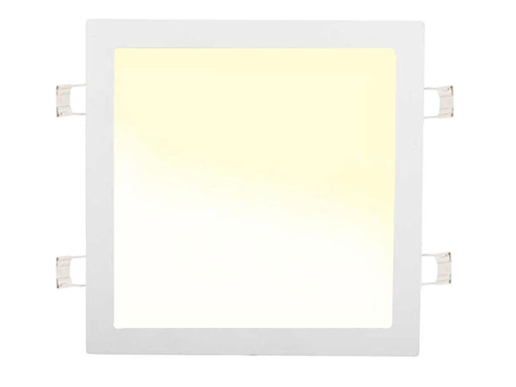 Weisser eingebauter LED Panel 300 x 300mm 25W Warmweiß