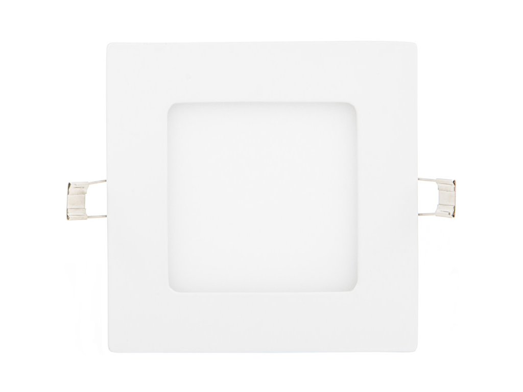 Weisser eingebauter LED Panel 120 x 120mm 6W Tageslicht