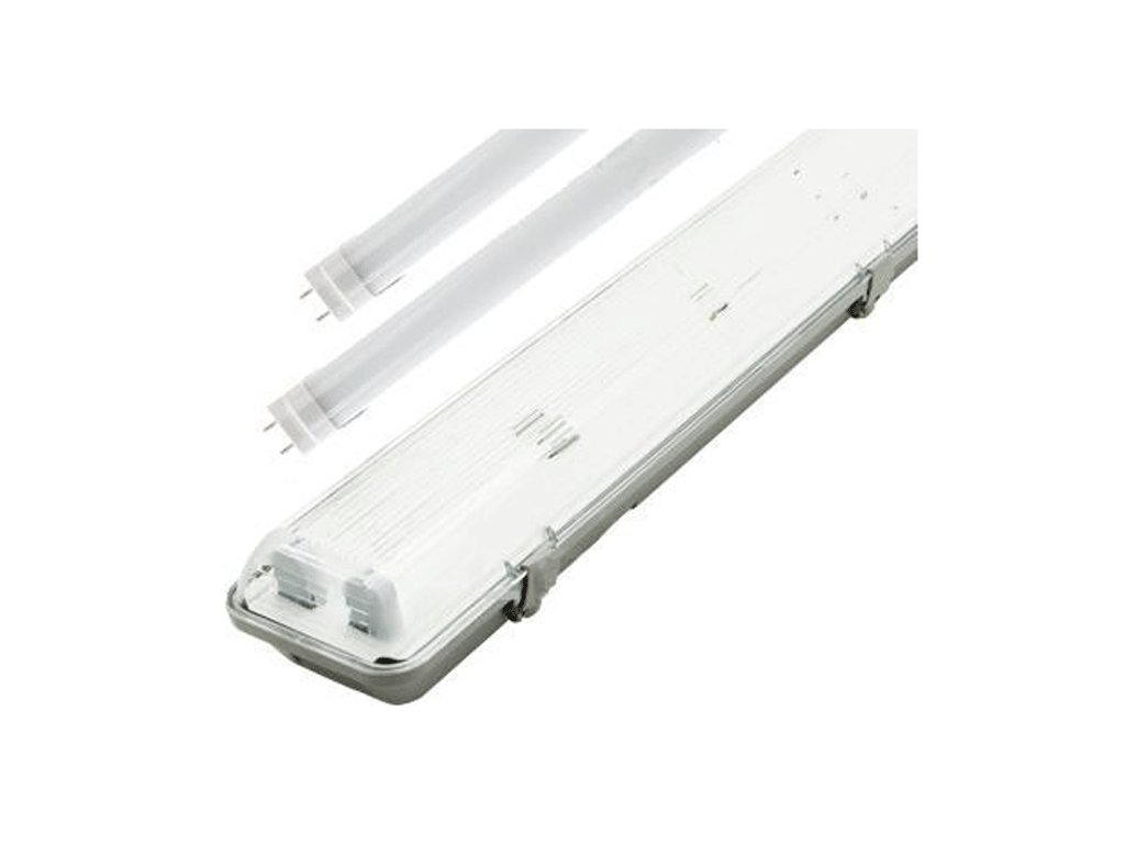 LED-Leuchtstofflampe 120cm + 2x LED-Leuchtstofflampe warmweiß 4320lm