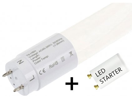 LED-Röhre T8 60cm 9W 6000K kaltweiß + gratis Starter