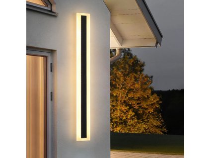Moderne schwarze LED-Wandleuchte 45W 150cm/9cm IP65 3000K