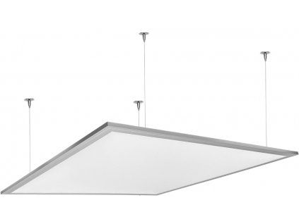 Silbernes hängendes LED-Panel 600x600mm 45W neutralweiß 5000lm