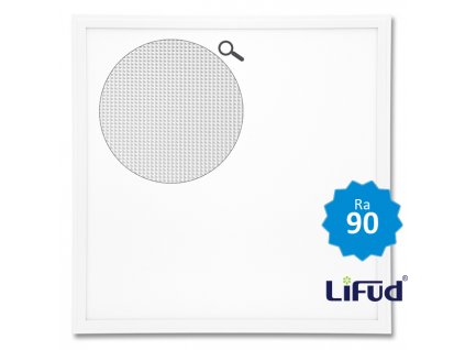 Weißes LED-Deckenpanel 600x600mm 45W lifud UGR RA90 tagweiß