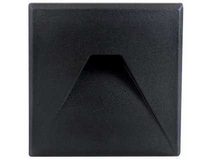 Schwarze LED Einbauleuchte DECENTLY S3 3W tageslichtweiß