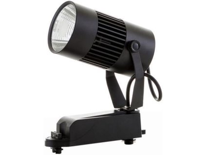 Schwarzer LED Phasenbarrenstrahler 20W tageslichtweiß