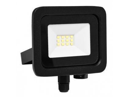 Schwarzer LED strahler 10W city 5000K neutralweiß