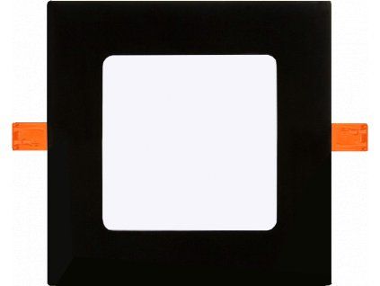 Schwarzes LED EinbauPanel 3W quadratisch 85x85mm neutralweiß