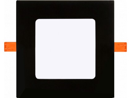 Schwarzes LED EinbauPanel 3W quadratisch 85x85mm tageslichtweiß