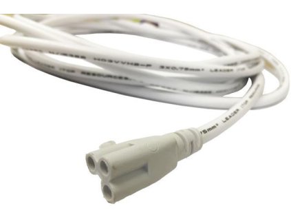 Längeres Stromkabel für T5- und T8-Leuchtstofflampen, 3-adrig, 3 m