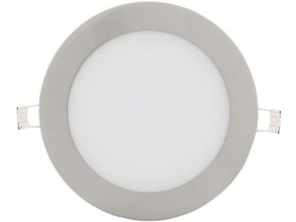 Runder LED Einbauplatte in Chrom 175mm 12W neutralweiß