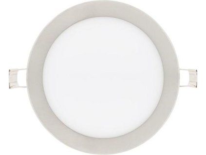 Rundes LED Panel für den Einbau in Chrom, 225 mm, 18 W, neutralweiß