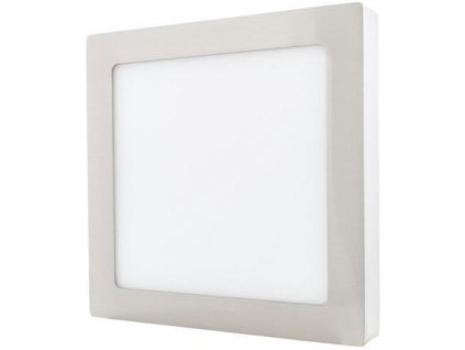 Chrom LED Panel für Einbau 175x175mm 12W tageslichtweiß