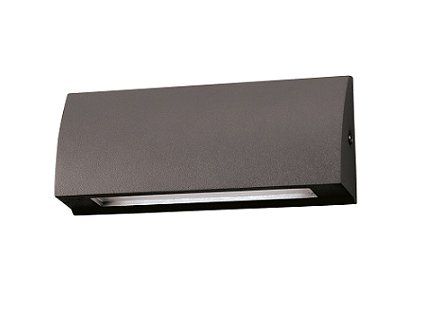 LED Außenwandleuchte STEP 10W Anthrazit neutralweiß IP44